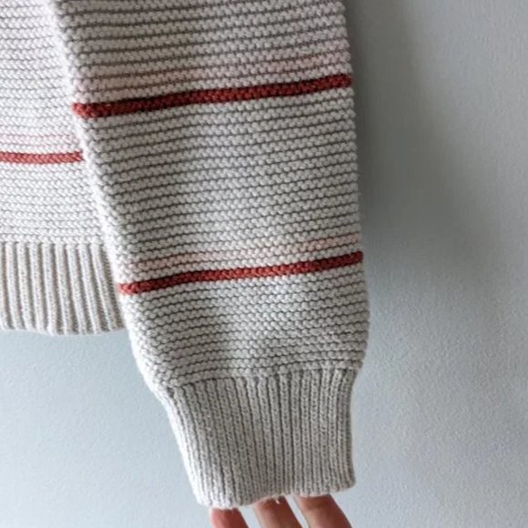 Marine Layer Nina Crewneck Sweater in Oatmeal - Picture 4 of 5